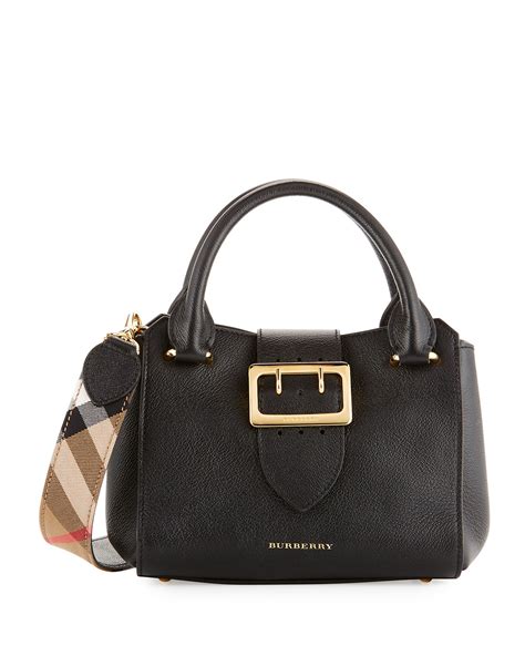 burberry buckle tote small|Burberry tote bag.